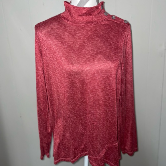 St. John's Bay Tops - St. John’s bay mock turtle neck